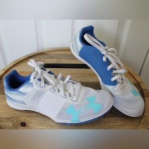 Under Armour | Kick Distance Racing Running Track Shoe Blue/White